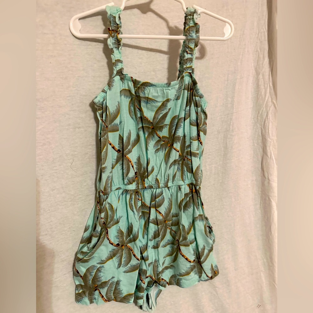 Billabong girls medium Hawaiian pattern romper